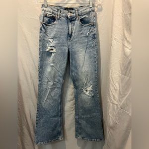 High Wasted, Flared Skinny Jeans